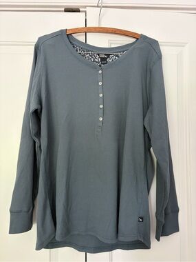 Eddie Bauer Women's Long Sleeve Henley NWT size XXL